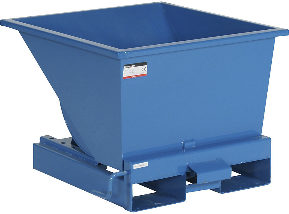 Kippbehälter, blau, Volumen 150 l eurokraft basic