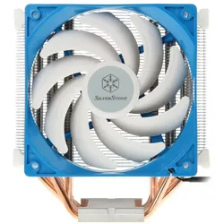 Silverstone Argon SST-AR03-V2 CPU-Kühler (159 mm), CPU Kühler, Blau, Weiss