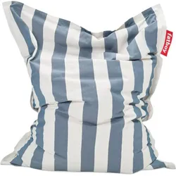 The Original Outdoor Pouf-Bezug gestreift, blau-weiß