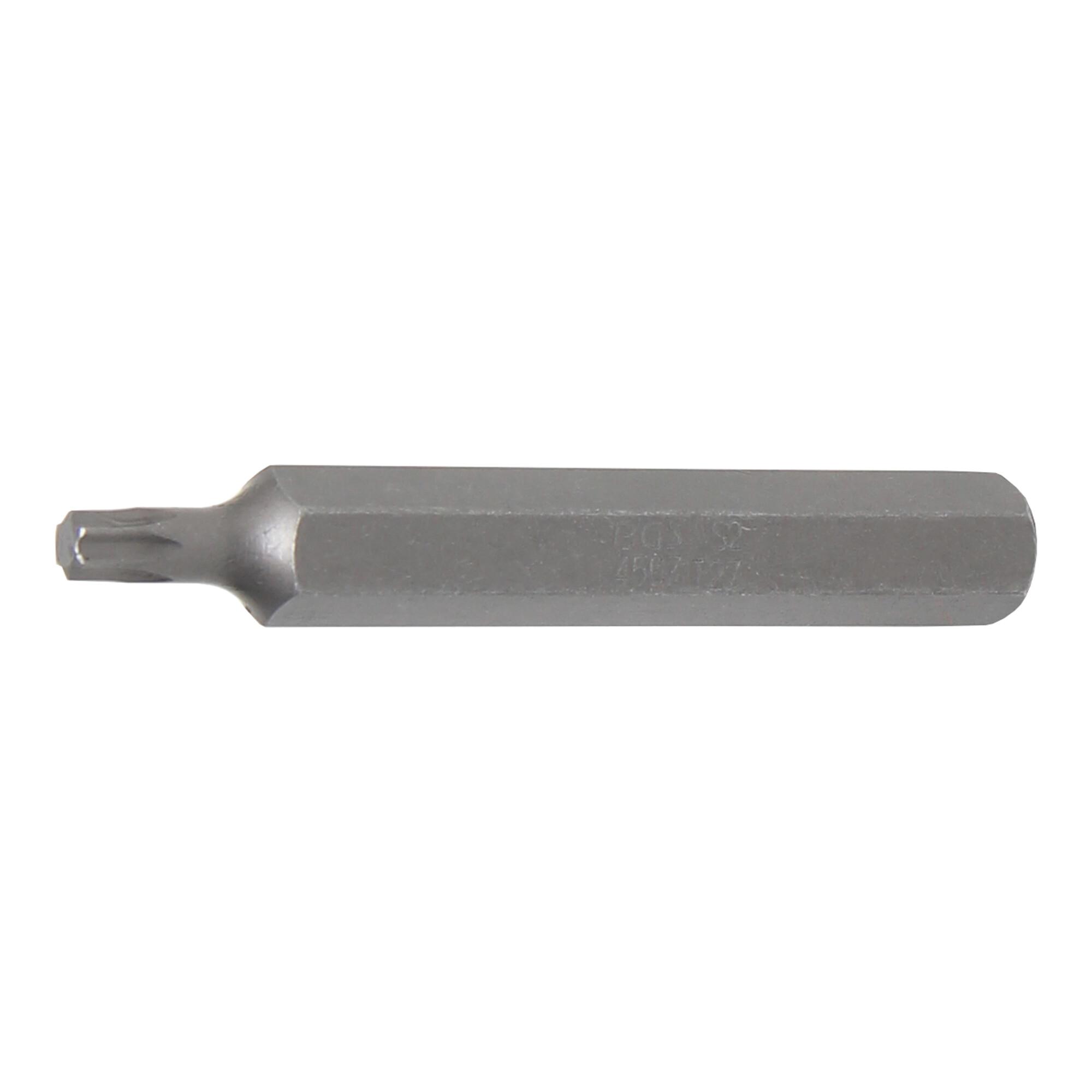 BGS Bit 4567, Länge 75 mm, Antrieb Außensechskant 10 mm (3/8"), T-Profil (für TX) T27 ; BGS technic)
