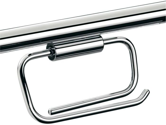 Emco Toilettenpapierhalter System 2 350000103 chrom, für Stützgriffe