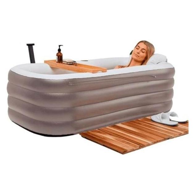 PRO Bike Gear Airtub - Oppusteligt Badekar til voksne - Space grey (300 l, 180 cm, 80 cm) (5713895043582)