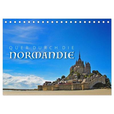 Quer durch die Normandie (Tischkalender 2027 DIN A5 quer), CALVENDO Monatskalender