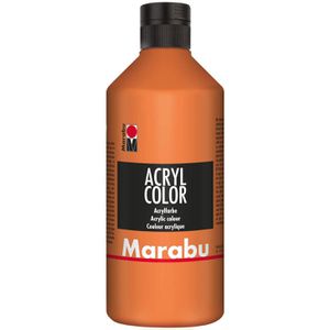 Marabu Acrylfarben 12010075013, Acryl Color, orange, 500ml