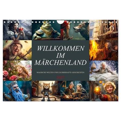 Willkommen im Märchenland (Wandkalender 2027 DIN A4 quer), CALVENDO Monatskalender