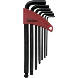 Teng Tools, Sechskantschlüssel, L-Form Innensechskantschlüssel lang, Satz 7-teilig, 2.5 10mm