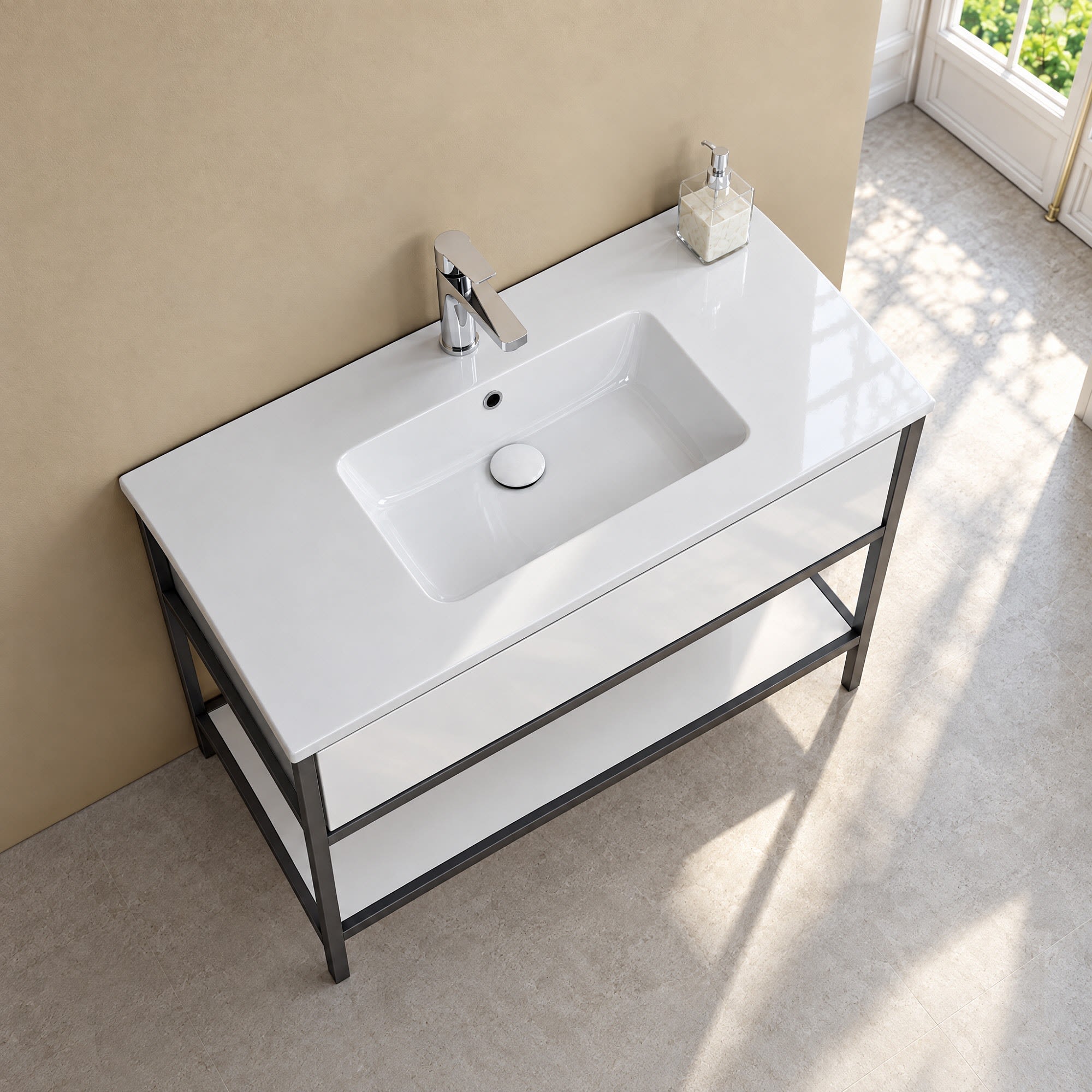 Megabad Profi Collection Loft Waschtisch 101 cm