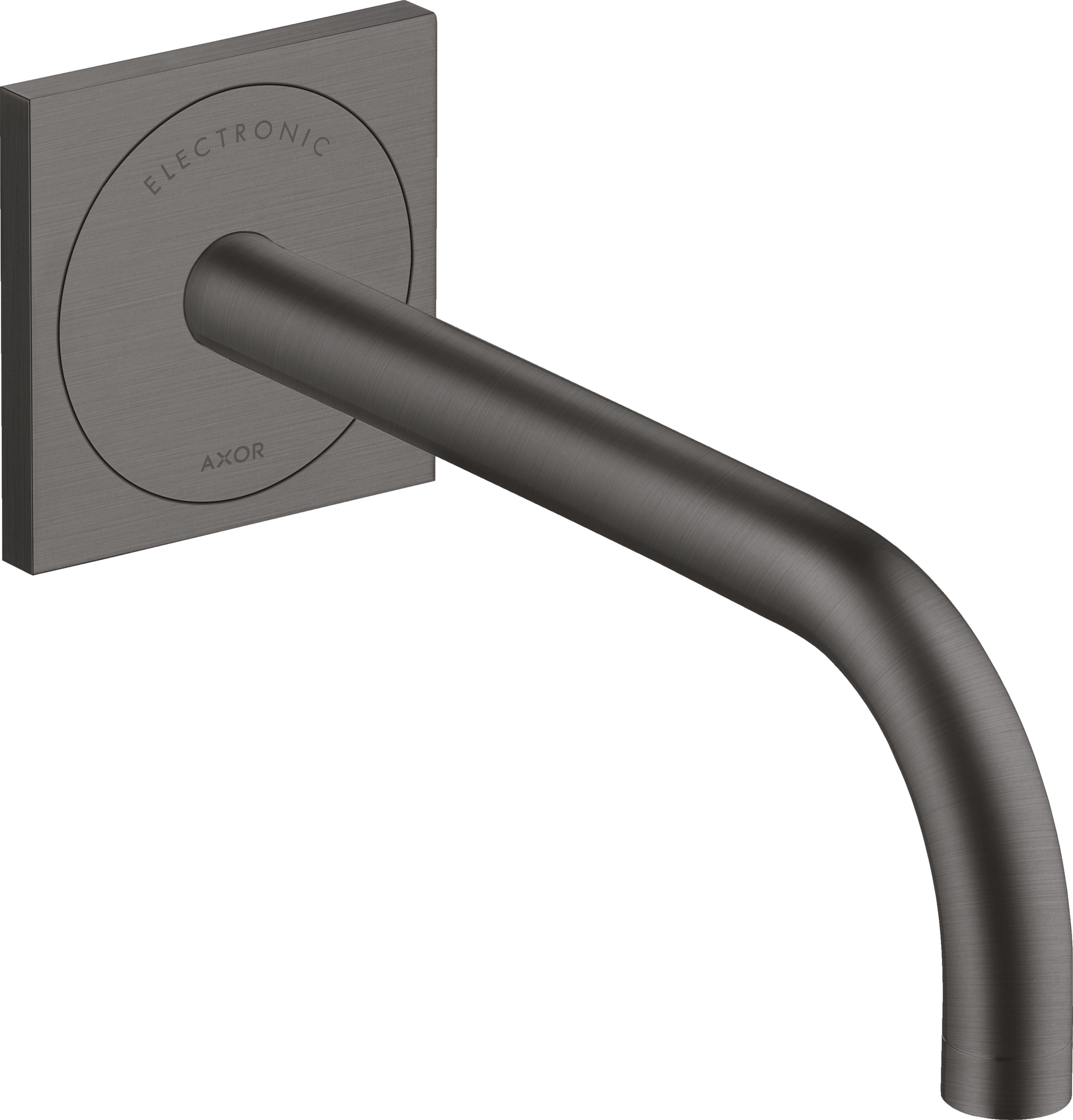 hansgrohe Elektronischer Waschtischmischer Axor Uno UP, Ausl. 225mm, brushed black chrome