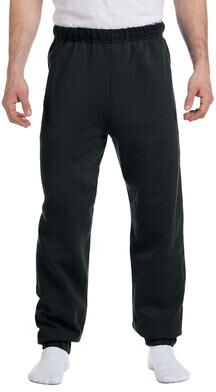 Jerzees 973 NuBlend Sweatpants in Black size 2XL   Cotton Polyester 973M, 973MR