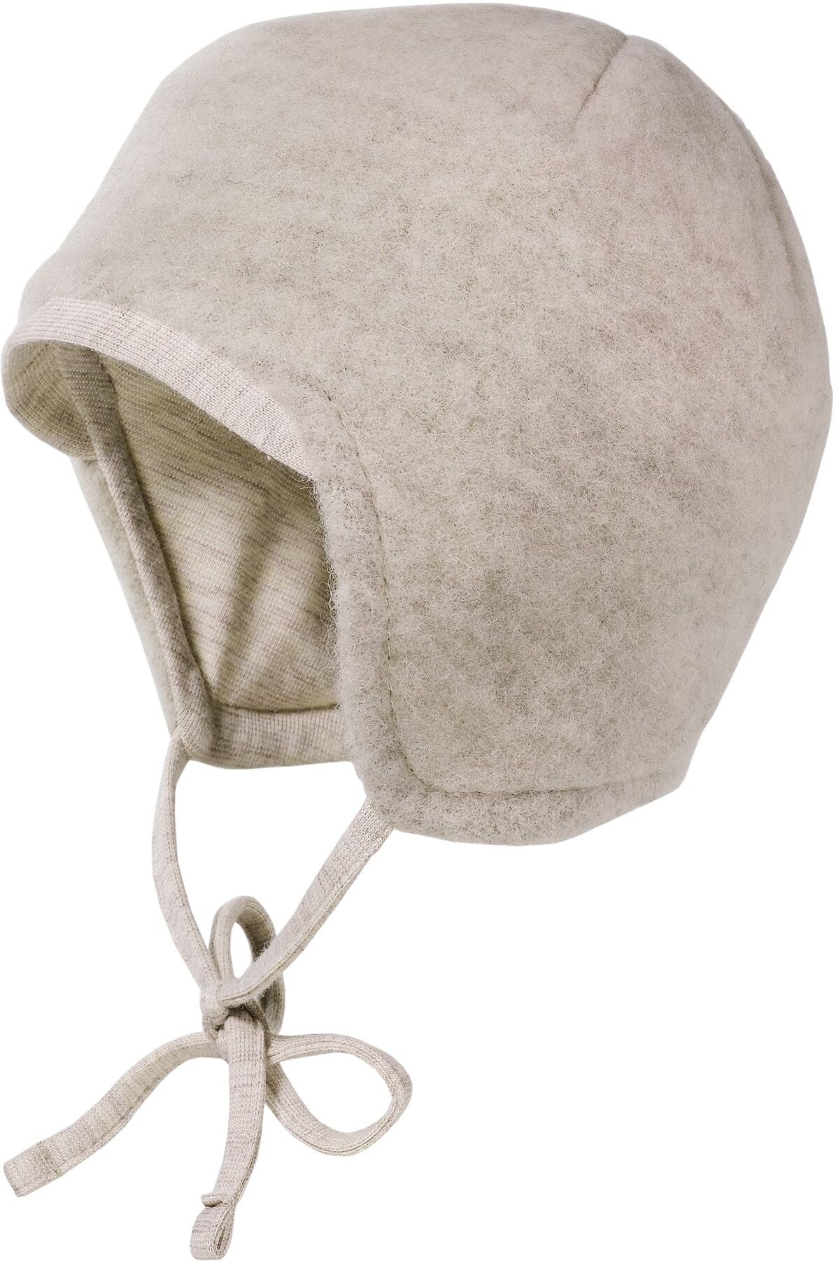 Beanie MAXIMO, Baby, Gr. 41, beige (beigemeliert), Fleece, Wolle, Mützen Beanie beigemeliert 41