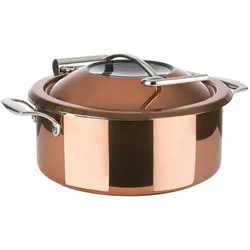 APS Chafing Dish "ORBIT", Pfanne + Kochtopf, Kupfer
