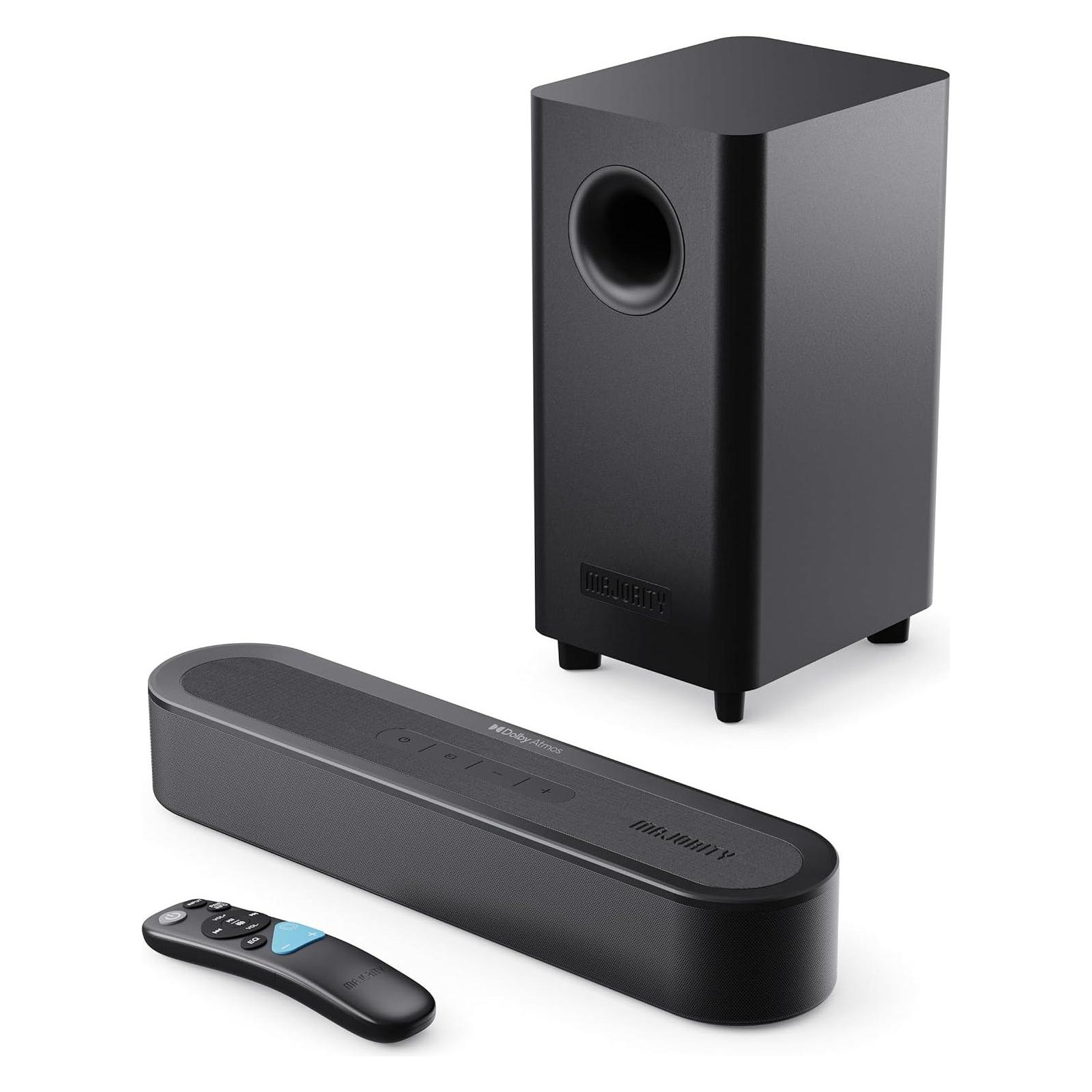 Majority Bowfell Axis 2.1 Atmos - Schwarz (2.1 Kanal) (68965800)