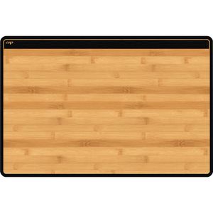 cep Schreibunterlage 1008005301, schwarz/bambus, Kunststoff, blanko, 58,5 x 38,5cm