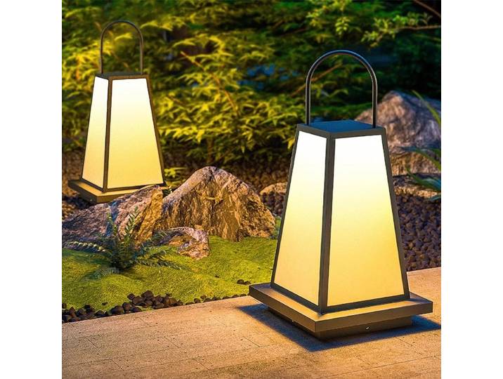 Lampadaire extérieur pelouse solaire LED éclairage extérieur décoration de cour extérieure lumières de cour extérieure lumières non solaires