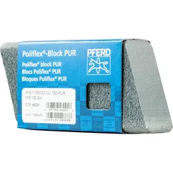 PFERD TOOLS Poliflex Schleifblock Bindung PUR für Feinschliff und Finish - 41020120
