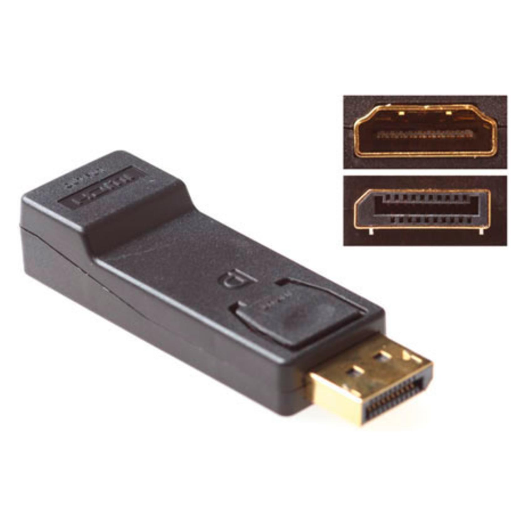 ACT Advanced Cable Technology AB3985 DisplayPort HDMI Schwarz Videokabel-Adapter (AB3985)