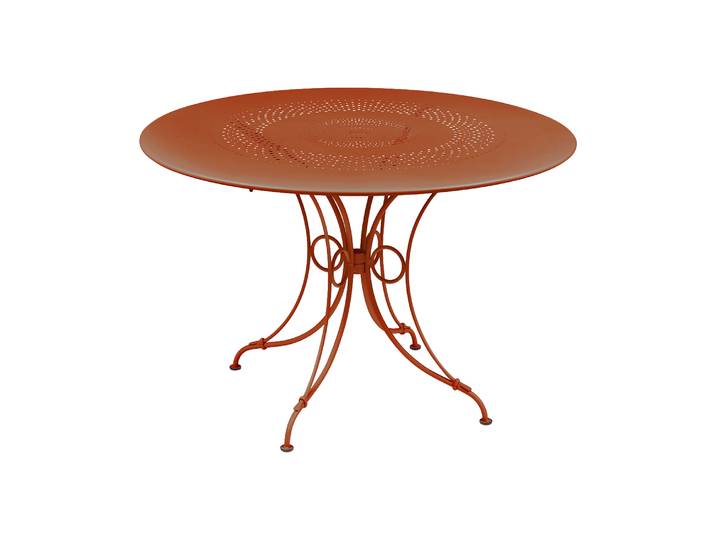 Fermob - Table ronde 1900 - Orange - Acier