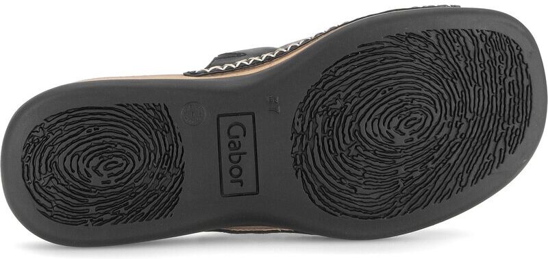 Pantolette GABOR "Pantolette", Damen, Gr. 39, schwarz, Schuhe Pantolette
