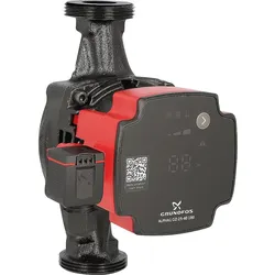 Umwälzpumpe Grundfos Alpha1 GO 25-40, 220-240V, Baulänge 180mm