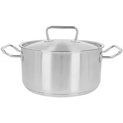 Demeyere Classic Pro 3 Kookpot met deksel 24 cm, Pfanne + Kochtopf, Silber