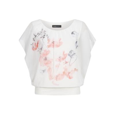 Klassische Bluse CLOUD 5IVE "CLOUD 5IVE Damen", Damen, Gr. M, weiß, 100% Polyester, Blusen