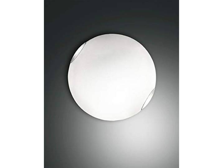Fabas 2385-65-102 Deckenleuchte Nickel matt, Glas satiniert