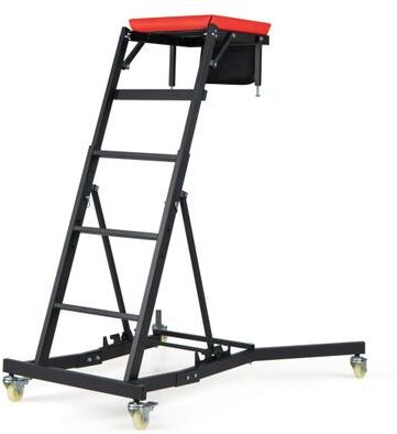 Costway Topside Automotive Engine Creeper with 400 Pounds Capacity 42-69 Inches