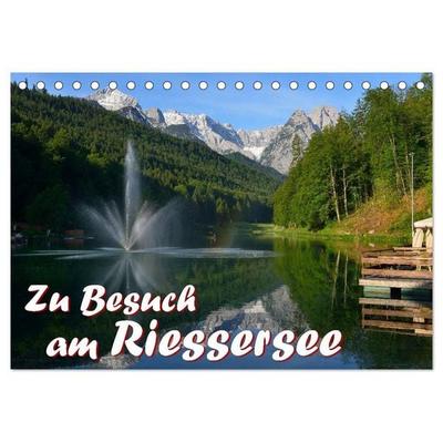 Zu Besuch am Riessersee (Tischkalender 2027 DIN A5 quer), CALVENDO Monatskalender