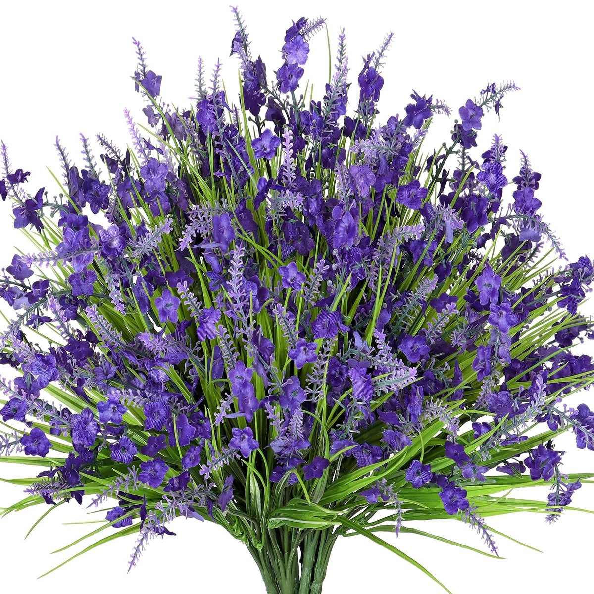 Omgoods Set van 12 Kunstmatige Lavendel Bloemen voor Decoratie