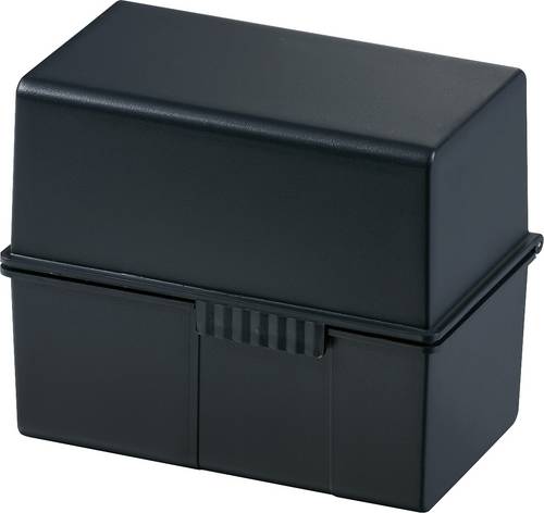 HAN 976-13 Karteibox Schwarz max. Anzahl der Karten: 400 Karten DIN A6 quer