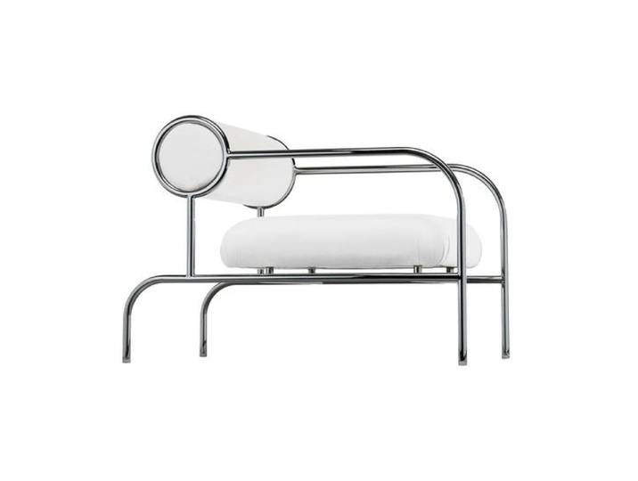 CAPPELLINI fauteuil SOFA WITH ARMS (Cuir Cat. G2 - Base chromé)