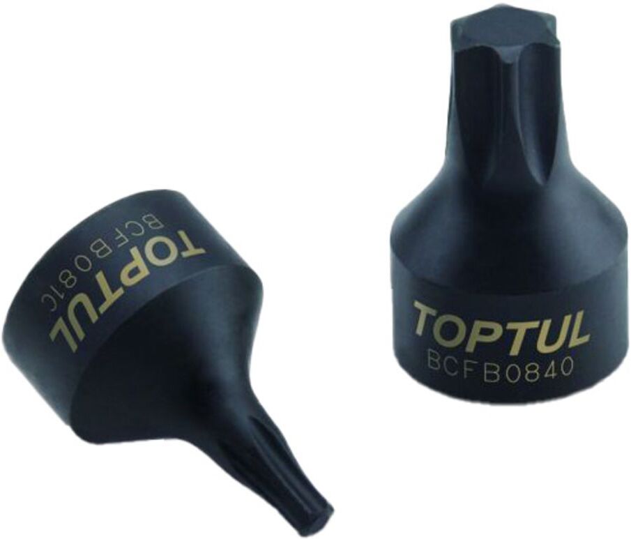 Steckschlüsseleinsatz mit Bohrung 1/4" TORX TOPTUL BCFB0820