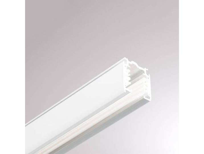 GLOBAL 3-Phasen-Stromschiene Noa Aufbau 100cm, weiß, weiß / opal, Aluminium