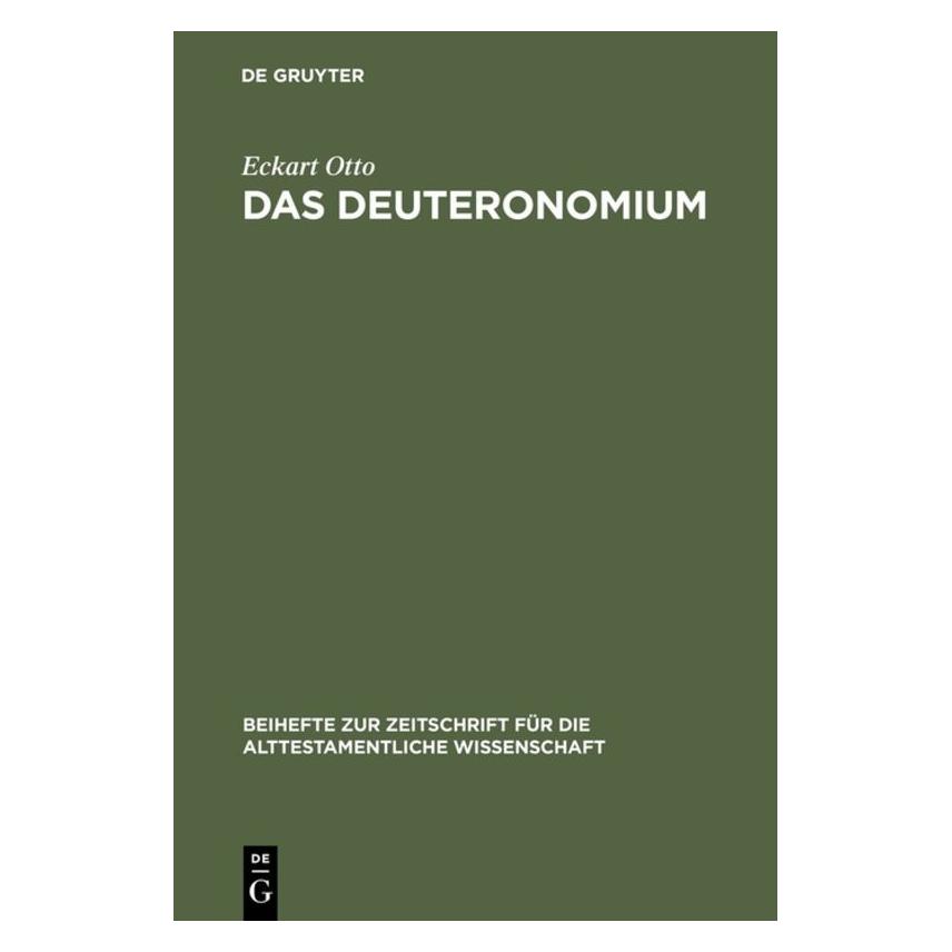 De Gruyter Otto,E.:Deuteronomium (Deutsch, Hardcover, Eckart Otto) (67709874)