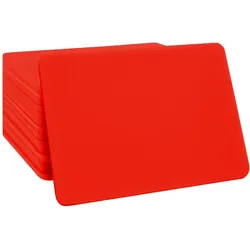 CombiCraft Wertmarken Chips Rechteckig 85x55mm Rot  - pro 100 Stück