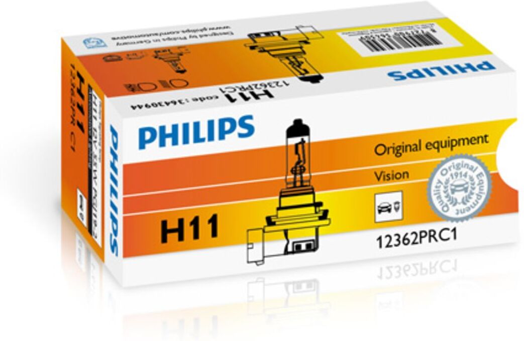 Glühlampe Halogen PHILIPS H11 12V, 55W, 1 Stück