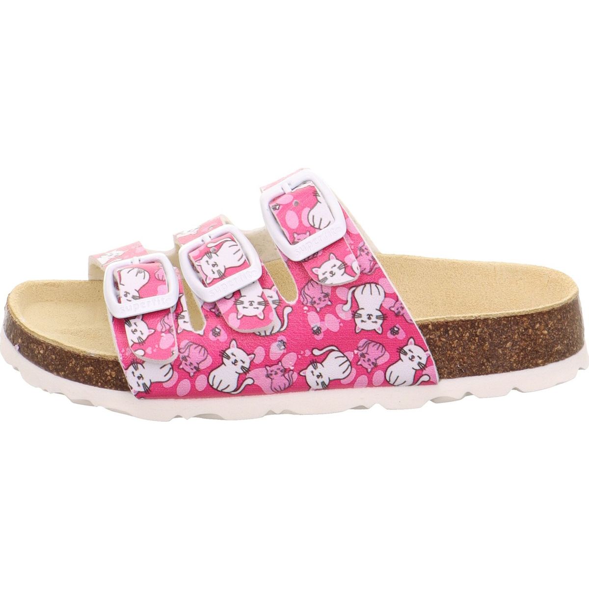 Superfit Fussbettpantoffel pink/mehrfarbig (5650) 24 1-800113-5650-24