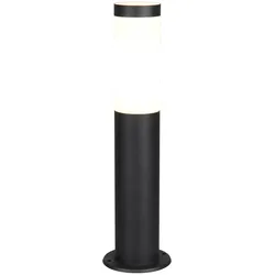 Wegeleuchte Außen Standleuchte Gartenleuchte Edelstahl schwarz E27 IP44 H 45 cm