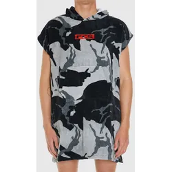 FCS Towel Surf Poncho camo / black Gr. Uni