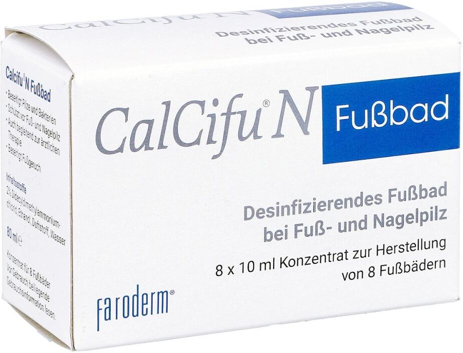 Calcifu N Desinfizierendes Fußbad 8X10ml