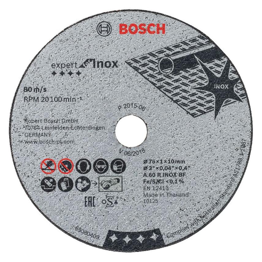 Bosch Professional Zubehör EXPERT Carbide Multi Wheel Trennscheibe, 76 mm, 10 mm (2608901196)