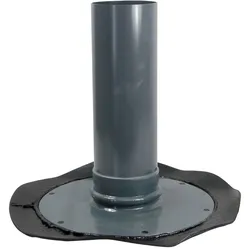 Flachdach-Unterteil DN 125 Bitumen mit Rückstaudichtung