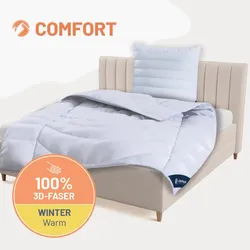 Faserdecke »COMFORT« – 100% Polyester, Größe: 135x200