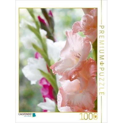 CALVENDO Puzzle Leuchtende Gladiolen 1000 Teile Puzzle hoch | 1000 Teile Lege-Größe 64 × 48 cm Foto-Puzzle für glückliche Stunden, von , Calvendo