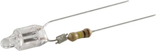 TRU Components 1590293 Glimmlampe 230V 0.33W Drahtenden Rot