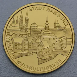 Goldmünze 100 Euro "Bamberg" 2004  Unesco-Weltkulturerbe (Deutschland)
