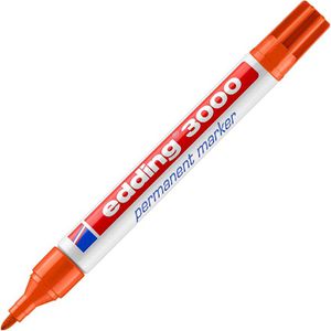 Edding 3000 Permanentmarker, Strichbreite 1,5 - 3 mm, orange