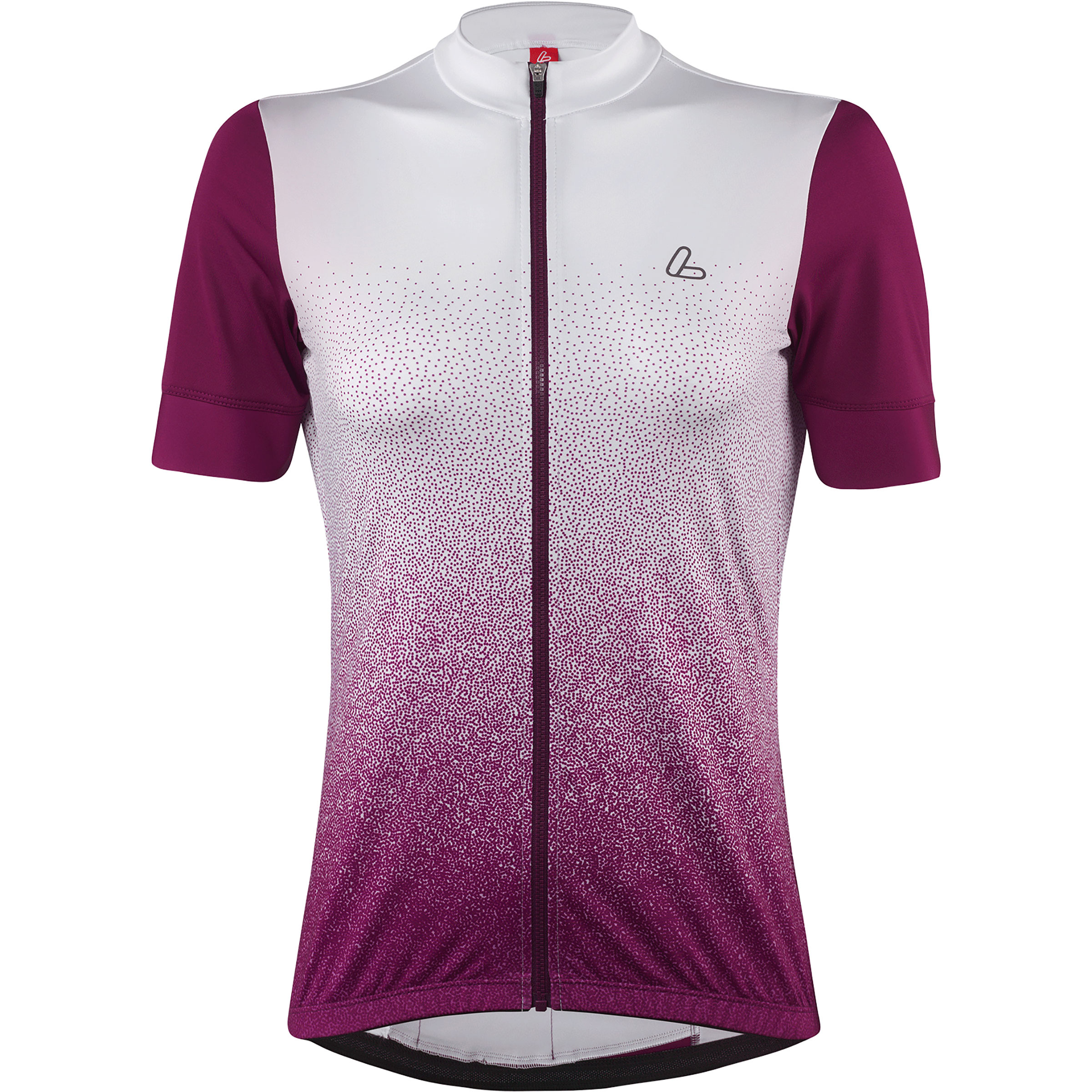 Löffler Skys Storm Mid Trikot Damen Radtrikots lila Größe L Gravel Schnell trocknend