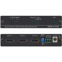 Kramer DigiTOOLS VS-211H2 2x1 Automatic 4K UHD HDMI Standby Switcher, Switch Box