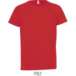 SOLS Kinder Raglan Sport Shirt T-Shirt 01166 red 12 Jahre (142/152)